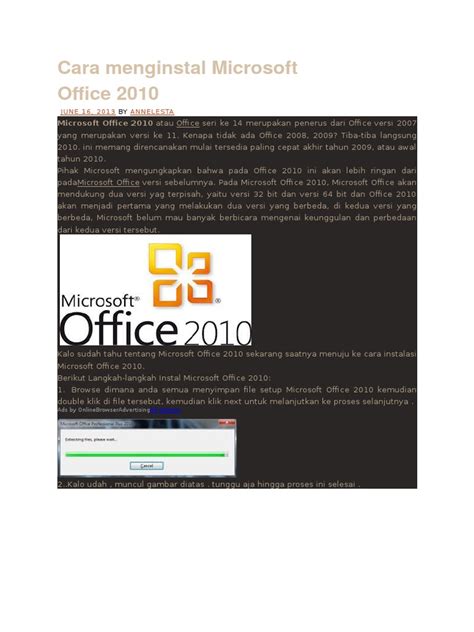 $Cara Menginstal Microsoft Office$